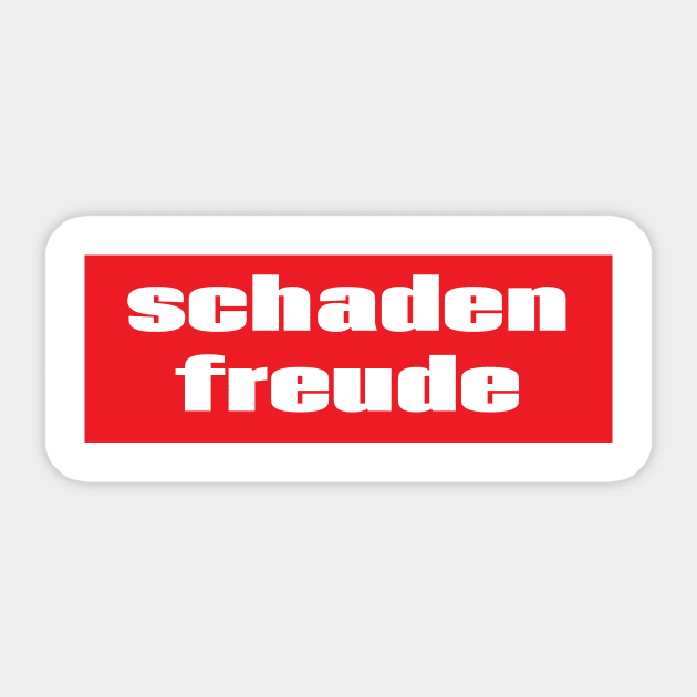 Schadenfreude Sticker by ProjectX23Red